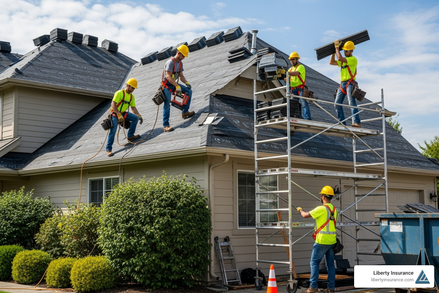 Roofing service by Multi-Purpose Home Improvements