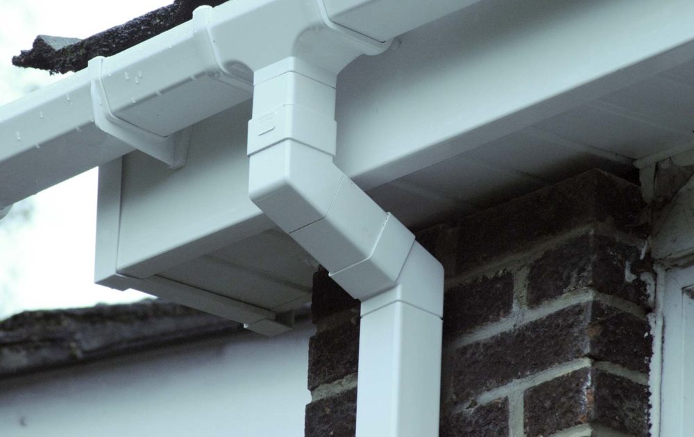 Fascia and soffit replacement work in progress